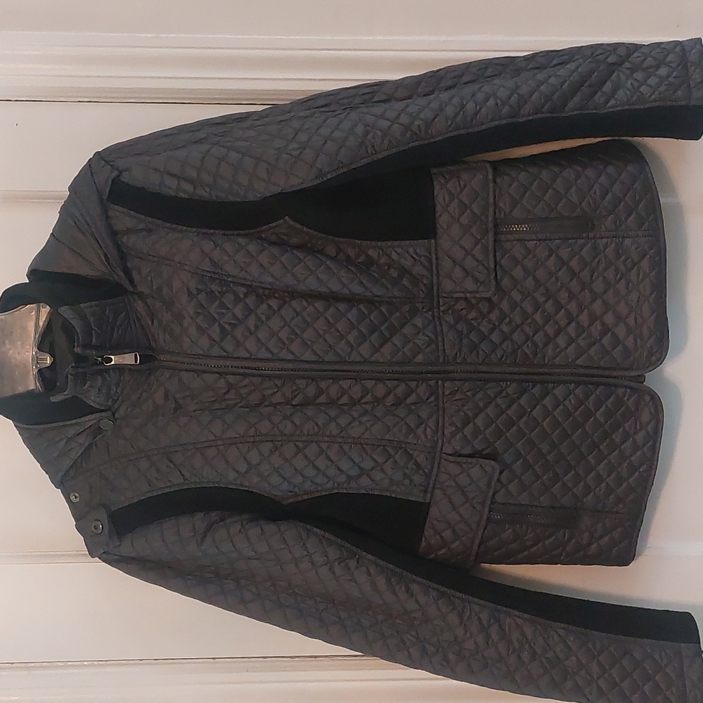 BLUE sak fifth avenue   jacket  color is gray black